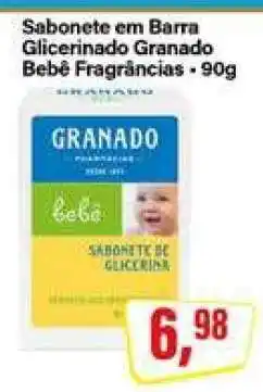 Rede Supermarket Sabonete em Barra Glicerinado Granado Bebê Fragrâncias oferta