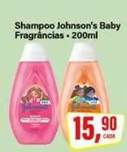 Rede Supermarket Shampoo Johnson's Baby Fragrâncias oferta