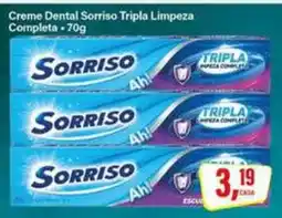 Rede Supermarket Creme Dental Sorriso Tripla Limpeza Completa oferta