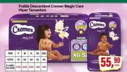 Rede Supermarket Fralda Descartável Cremer Magic Care oferta