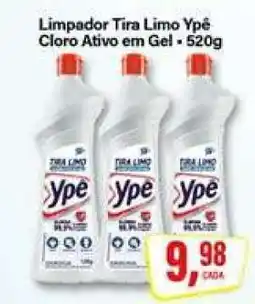 Rede Supermarket Limpador Tira Limo Ypê Cloro Ativo em Gel - 520g oferta