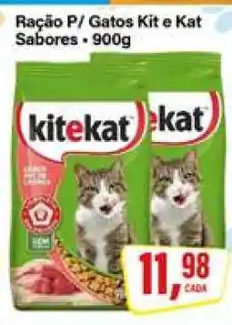 Rede Supermarket Ração P/ Gatos Kit e Kat Sabores oferta