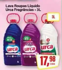 Rede Supermarket Lava Roupas Líquido Urca Fragrâncias oferta