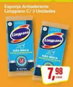 Rede Supermarket Esponja Antiadherente Limpano C/ 3 Unidades oferta
