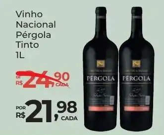 Super Luna Vinho Nacional Pérgola Tinto oferta