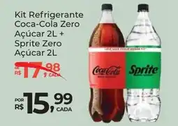 Super Luna Kit Refrigerante Coca-Cola Zero Açúcar + Sprite Zero Açúcar oferta
