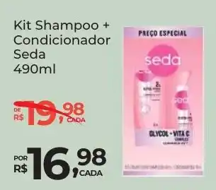 Super Luna Kit Shampoo + Condicionador Seda oferta