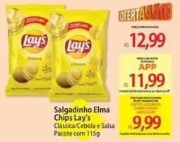 Atacadão Salgadinho Elma Chips Lay's Clássica/Cebola e Salsa Pacote oferta