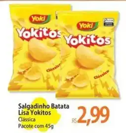 Atacadão Salgadinho Batata Lisa Yokitos Clássica oferta