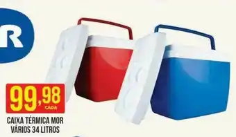 Casagrande Supermercados Caixa Térmica Mor Vários 34 Litros oferta