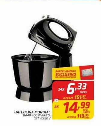 GBarbosa Batedeira Mondial oferta