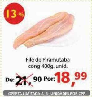 Supermercados ABC Filé De Piramutaba Cong oferta