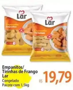Atacadão Empanitos/ Tirinhas de Frango Lar oferta