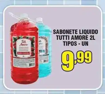Sabonete Liquido Tutti Amore 2l Tipos