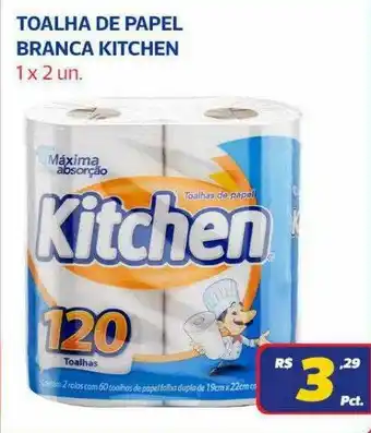 Toalha De Papel Branca Kitchen