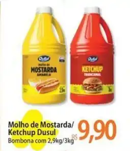 Atacadão Molho de Mostarda/ Ketchup Dusul Bombona oferta
