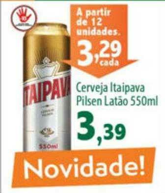 Econômico Atacadão Cerveja Itaipava Pilsen oferta