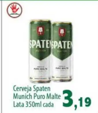 Econômico Atacadão Cerveja Spaten Munich Puro Malte oferta