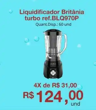 Liquidificador Britânia Turbo