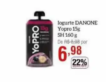 Iogurte Danone Yopro 15g Sh 160g