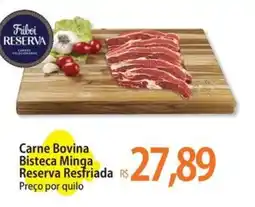 Atacadão Carne Bovina Bisteca Minga Reserva Resfriada oferta