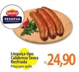 Atacadão Linguiça tipo Calabresa Seara Resfriada oferta