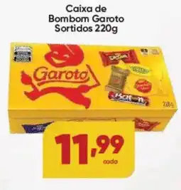Lopes Supermercados Caixa de Bombom Garoto Sortidos oferta