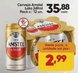 Lopes Supermercados Cerveja Amstel Lata oferta