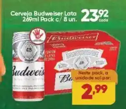 Lopes Supermercados Cerveja Budweiser Lata oferta