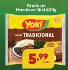 Lopes Supermercados Farofa de Mandioca Yoki oferta