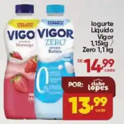Lopes Supermercados logurte Liquido Vigor/ Zero oferta