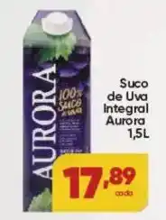 Lopes Supermercados Suco de Uva Integral Aurora oferta