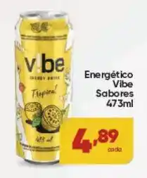 Lopes Supermercados Energético Vibe Sabores oferta