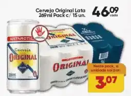 Lopes Supermercados Cerveja Original Lata oferta
