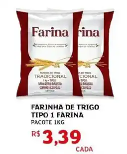 Assaí Atacadista Farinha de trigo tipo 1 farina pacote oferta