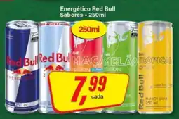 Rede Supermarket Energético Red Bull Sabores oferta