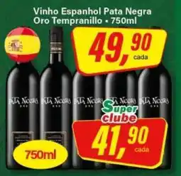 Rede Supermarket Vinho Espanhol Pata Negra Oro Tempranillo oferta