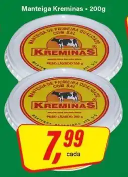 Rede Supermarket Manteiga Kreminas oferta