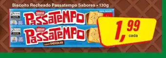 Rede Supermarket Biscoito Recheado Passatempo Sabores oferta