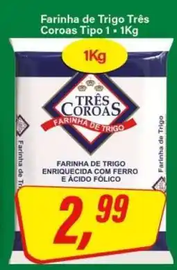 Rede Supermarket Farinha de Trigo Três Coroas Tipo 1 oferta