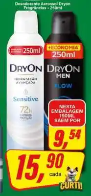 Rede Supermarket Desodorante Aerossol Dryon oferta