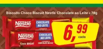 Rede Supermarket Biscoito Choco Biscuit Nestlé Chocolate ao Leite oferta
