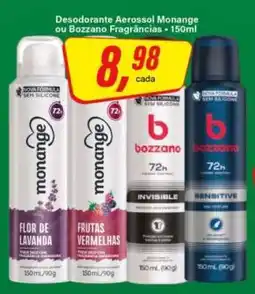 Rede Supermarket Desodorante Aerossol Monange ou Bozzano Fragrâncias oferta