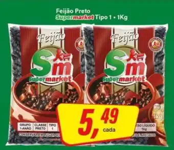 Rede Supermarket Feijão Preto Supermarket Tipo 1 oferta