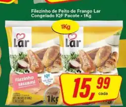 Rede Supermarket Filezinho de Peito de Frango Lar Congelado IQF Pacote oferta