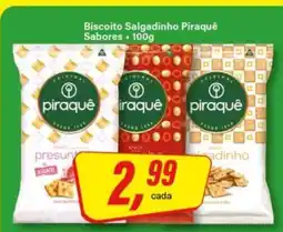 Rede Supermarket Biscoito Salgadinho Piraquê oferta