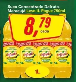 Rede Supermarket Suco Concentrado Dafruta Maracujá oferta