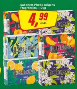 Rede Supermarket Sabonete Phebo Origens oferta