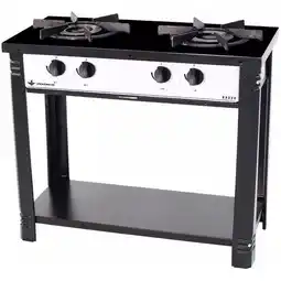 Benoit Fogão á Gás Industrial Venâncio BR2B 2 Queimadores Easy Clean Manípulo Preto oferta