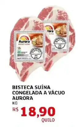 Assaí Atacadista Bisteca suína congelada a vácuo aurora oferta